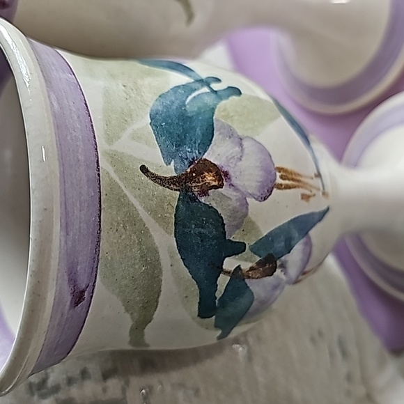 Fabulous pottery chalice pair - Picture 2 of 8
